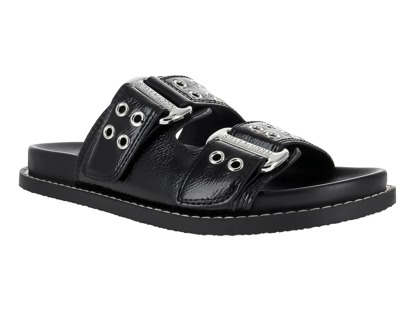 Sandalias Steve Madden Agent Negras para Mujer