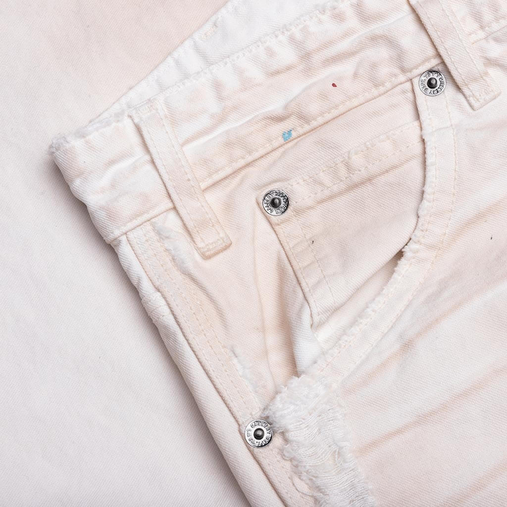 Flea Carpenter Shorts White Paint