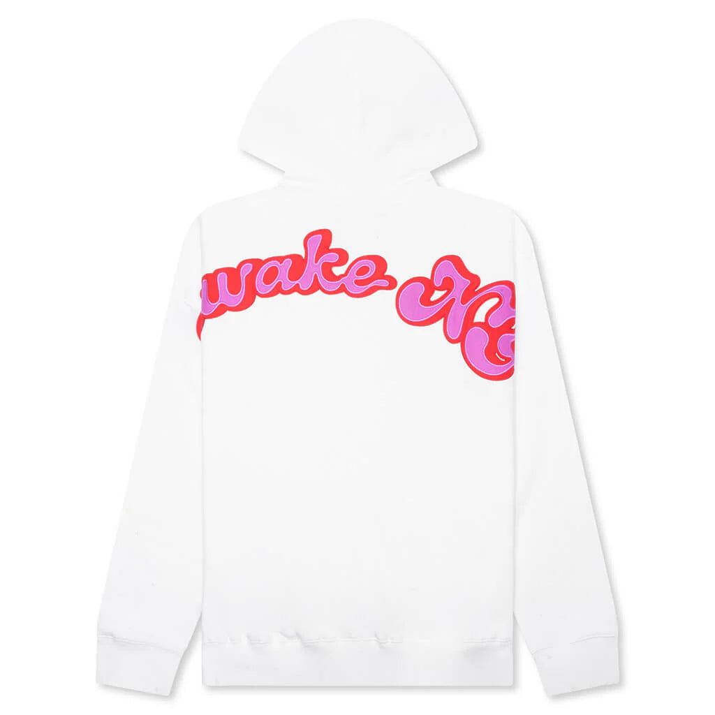 Twill Logo Hoodie Ivory