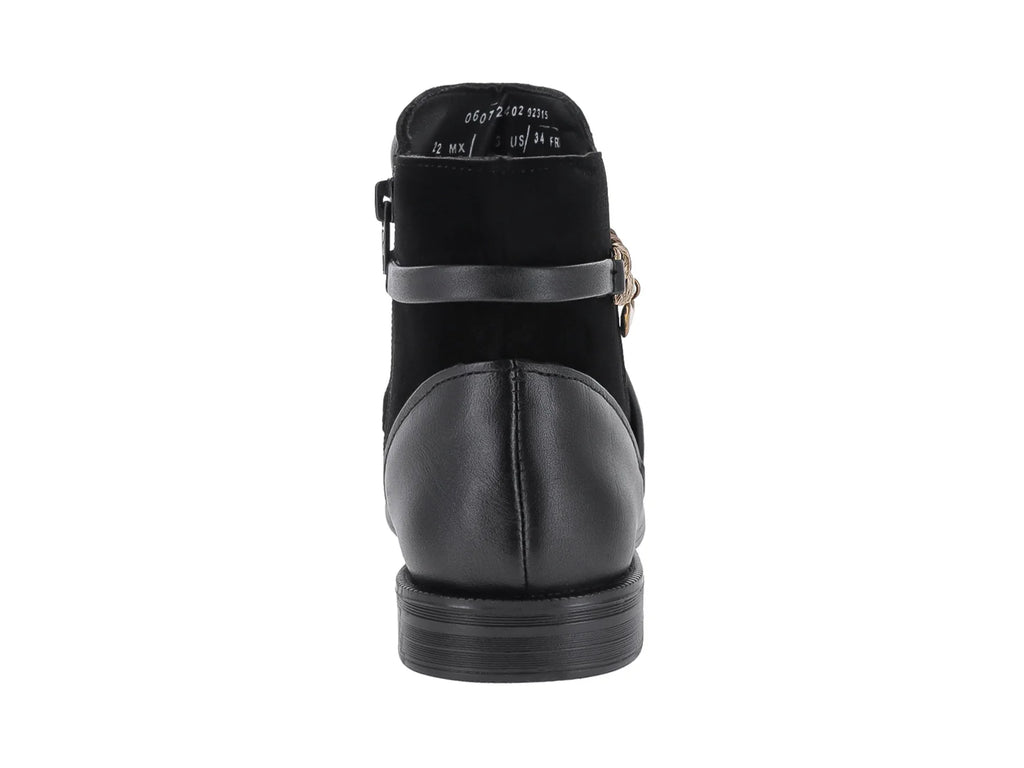 Botines Coqueta Negro para Niña