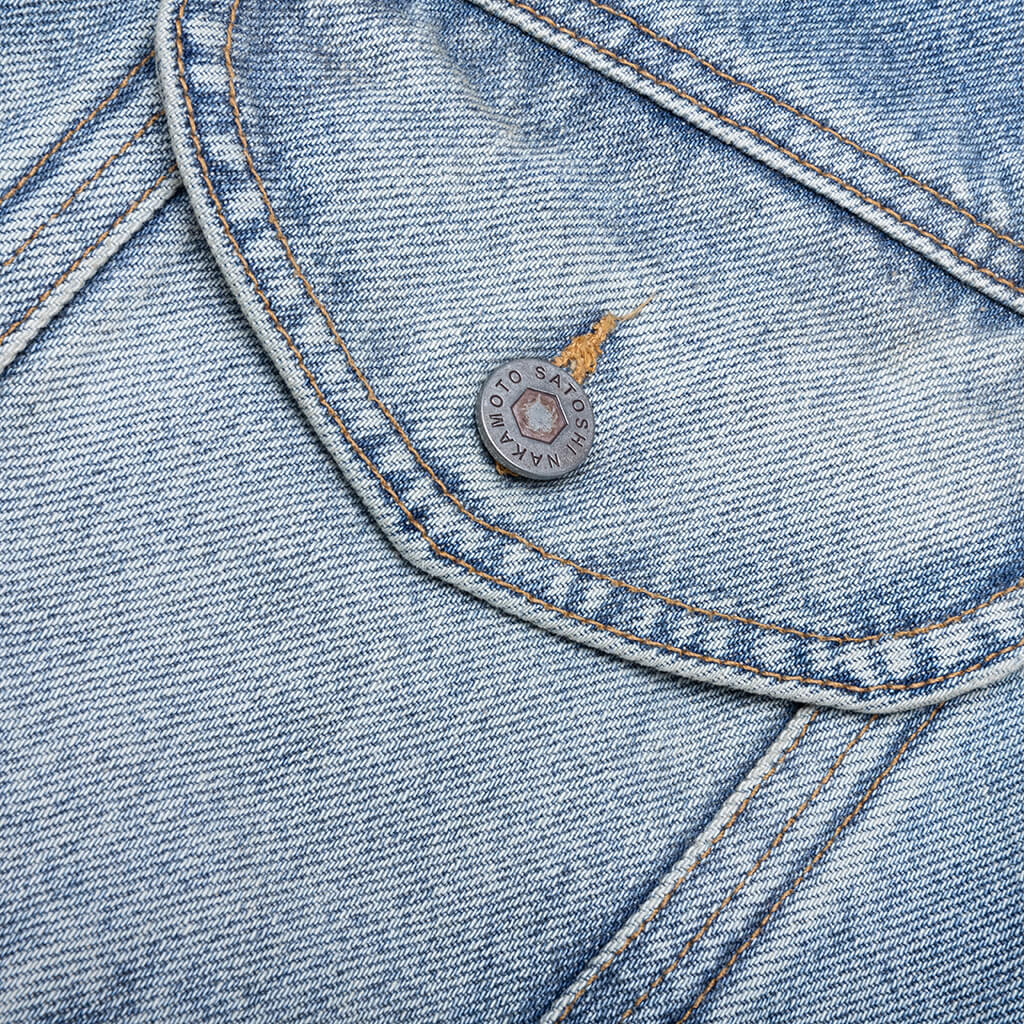 Denim Moto Jacket Blue Denim