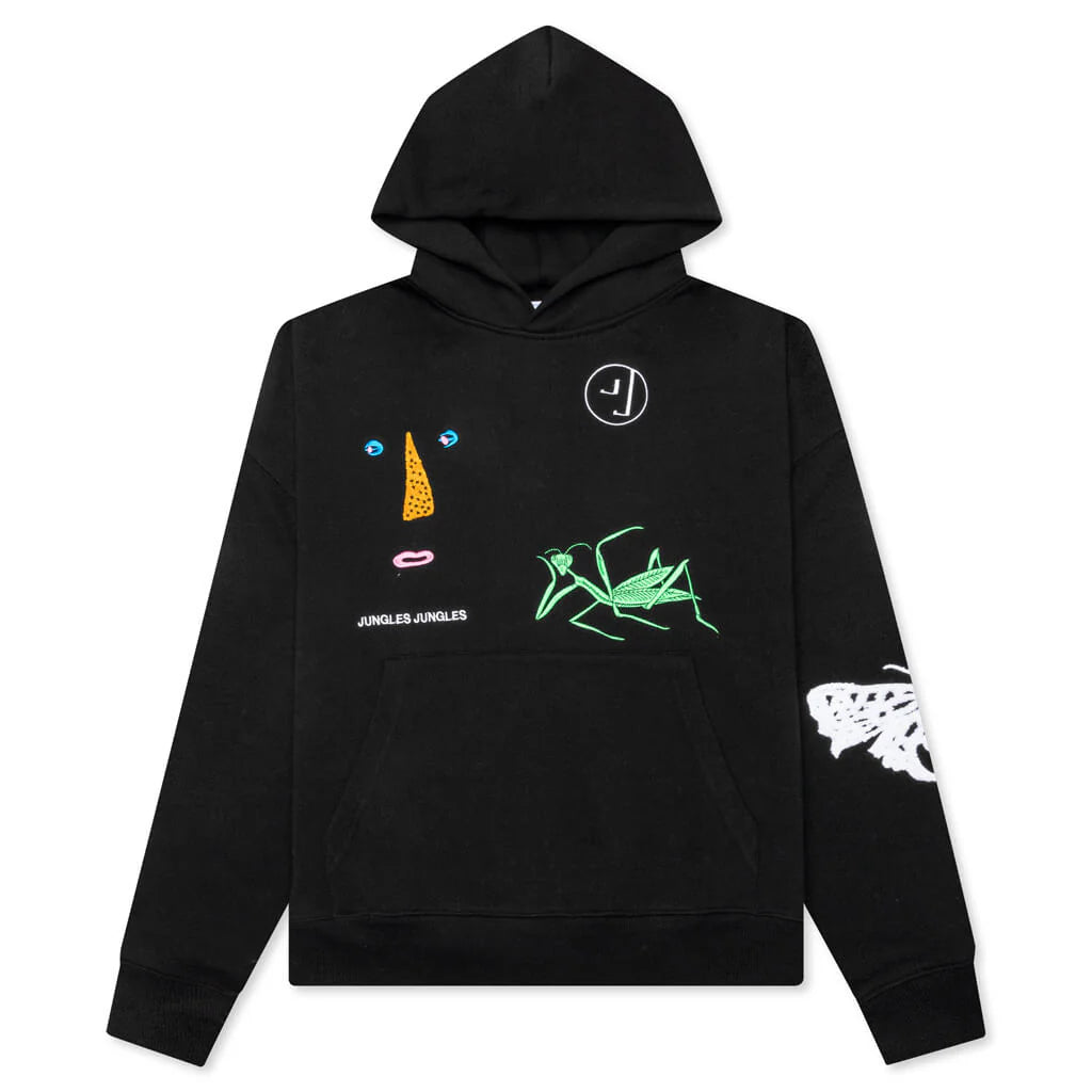 Symbols Chenille Hoodie Black