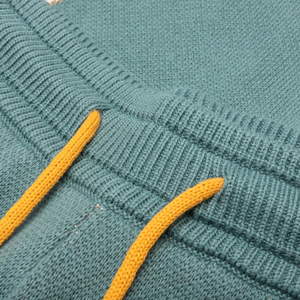 Script Logo Knit Short Ivory Spa