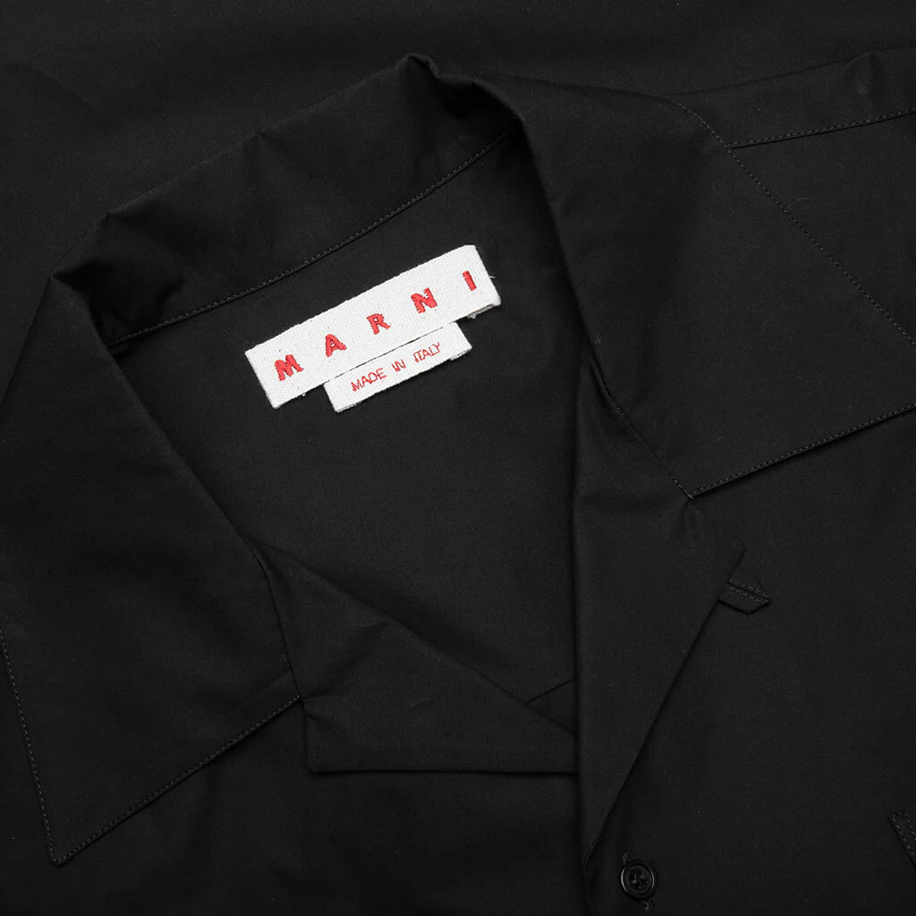 Cuffs Compact Shirt Black