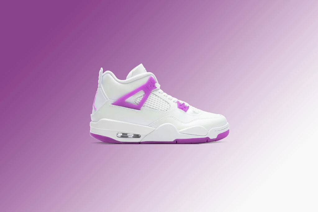 Jordan 4 Retro GS White Hyper Violet
