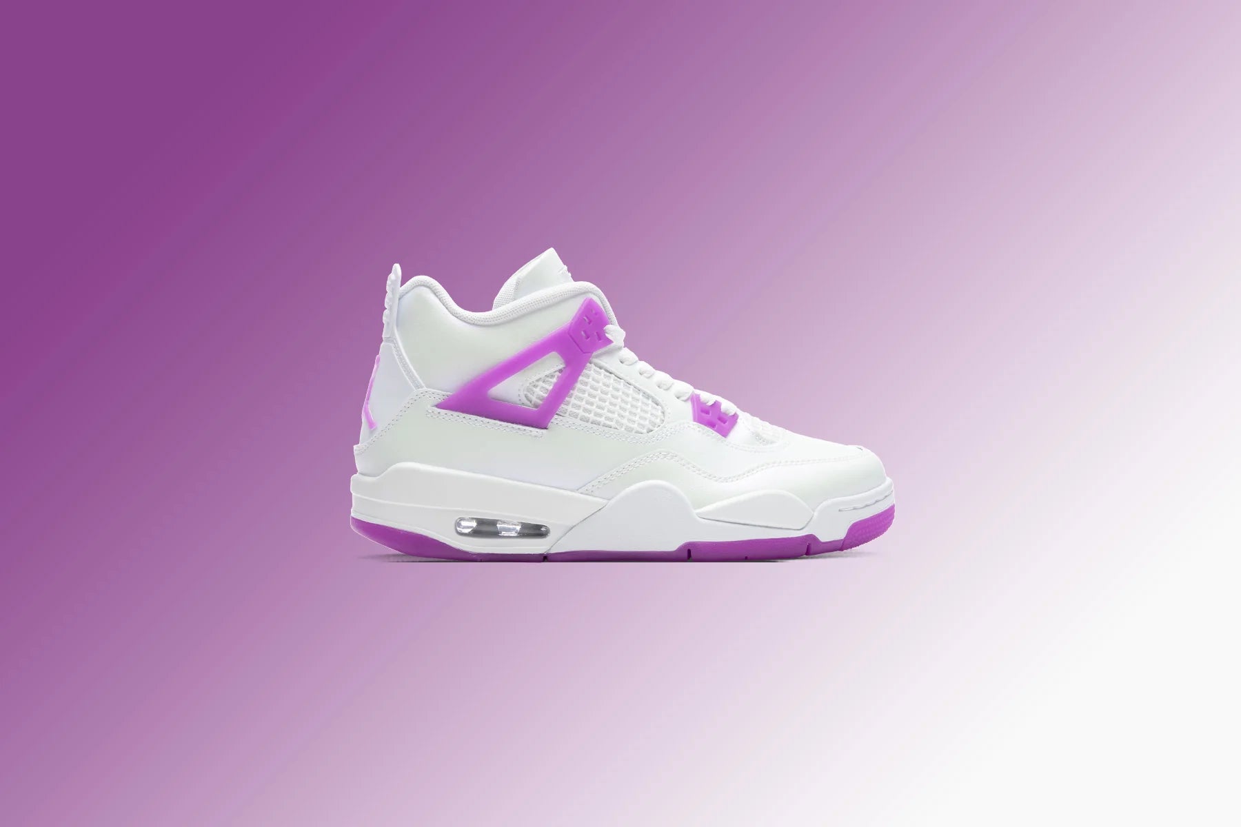 Jordan 4 Retro GS White Hyper Violet