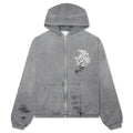 Carrying The Message Zip Hoodie Gray