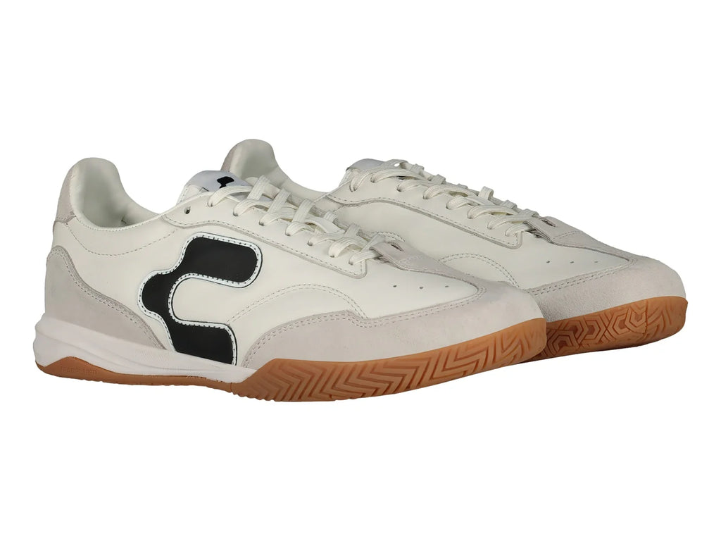 Tenis de Fútbol Charly Blanco y Negro para Hombre