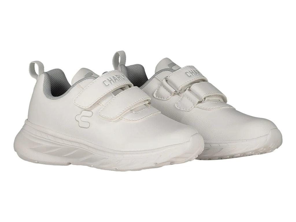 Tenis Charly Blanco y Gris para Niño