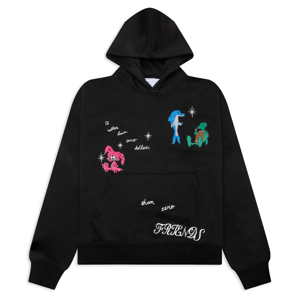 Dont Worry Hoodie Black