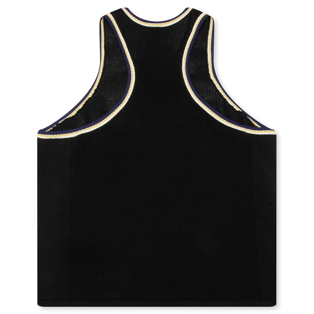 adidas Y 3 x Wales Bonner Womens Y3 Knitted Tank Black