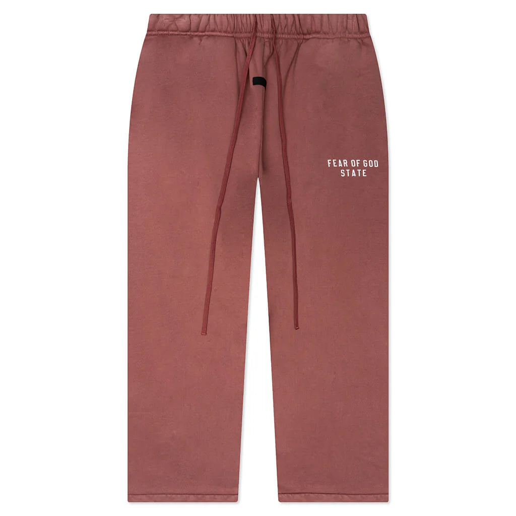 Heavy Fleece Relaxed Sweatpant Crimson