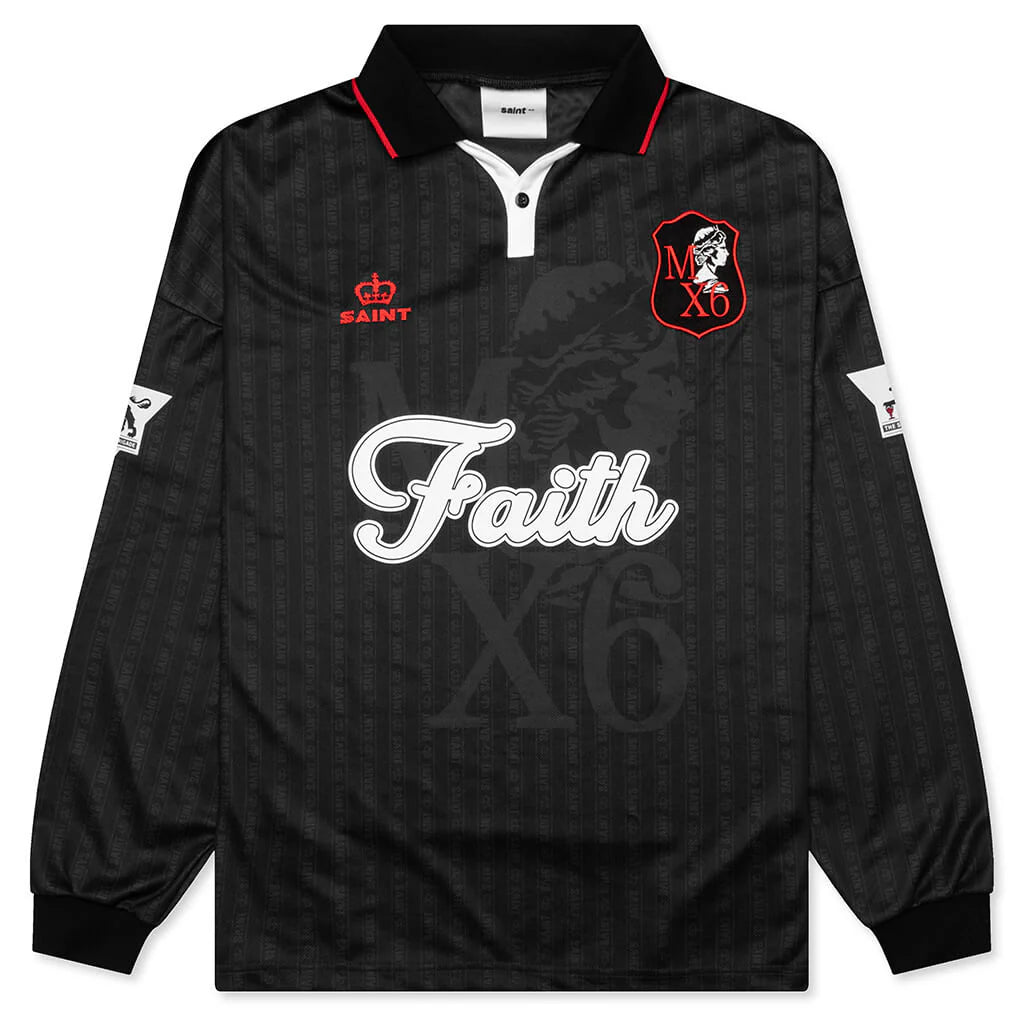 Faith Soccer Shirt Black