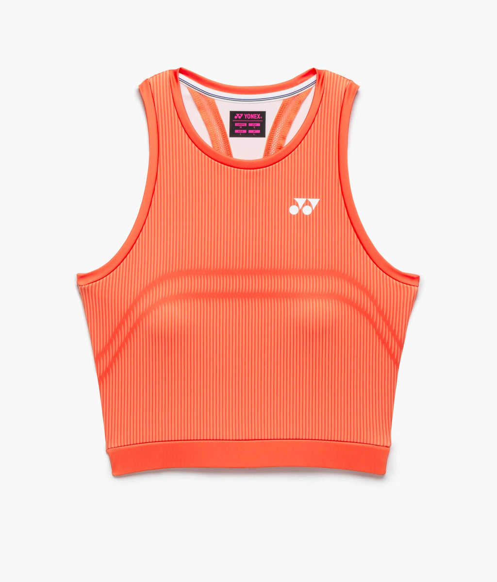 ISO GLOW RIBBED CROPPED TOURNAMENT TANK
