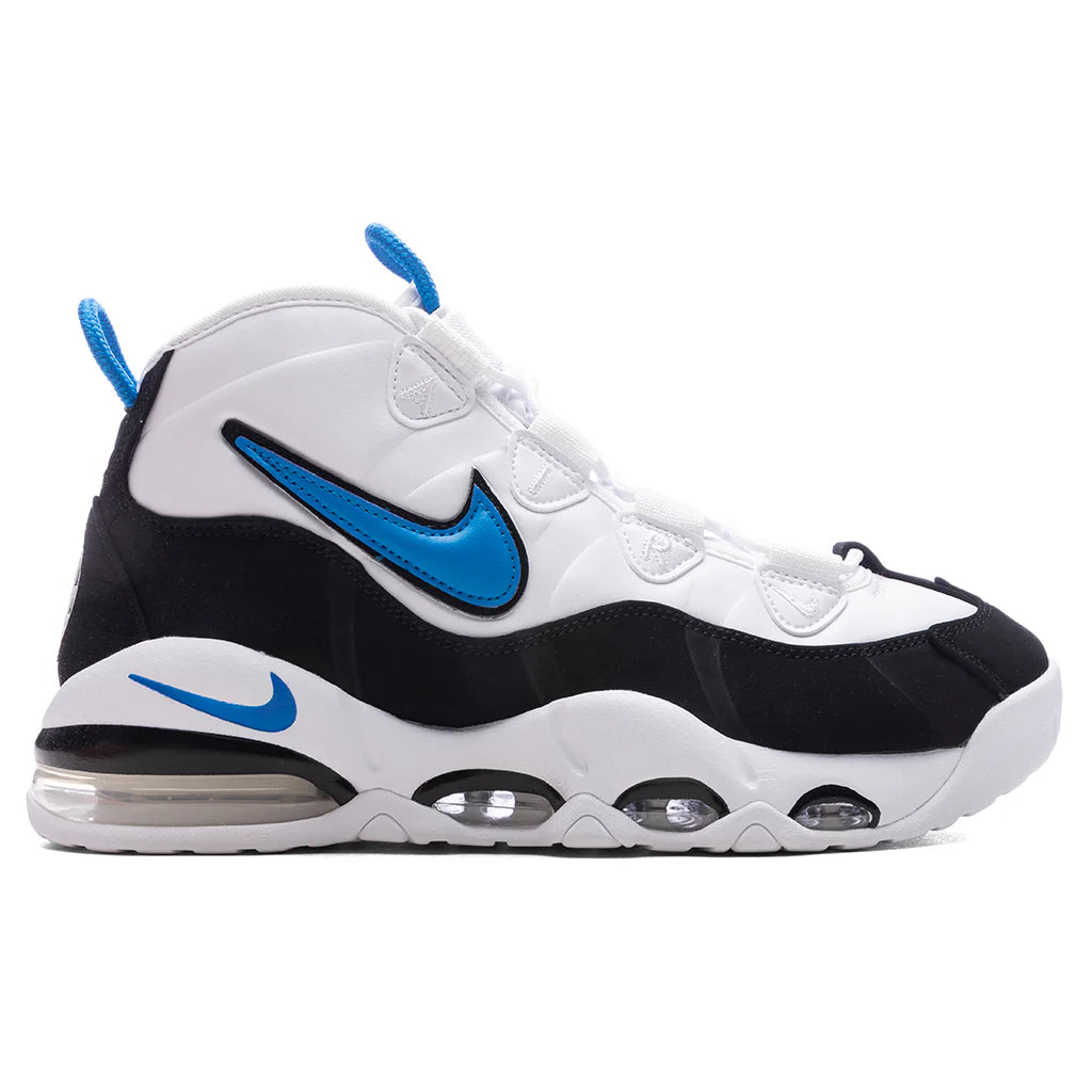 Air Max Uptempo 95 White Photo Blue Black