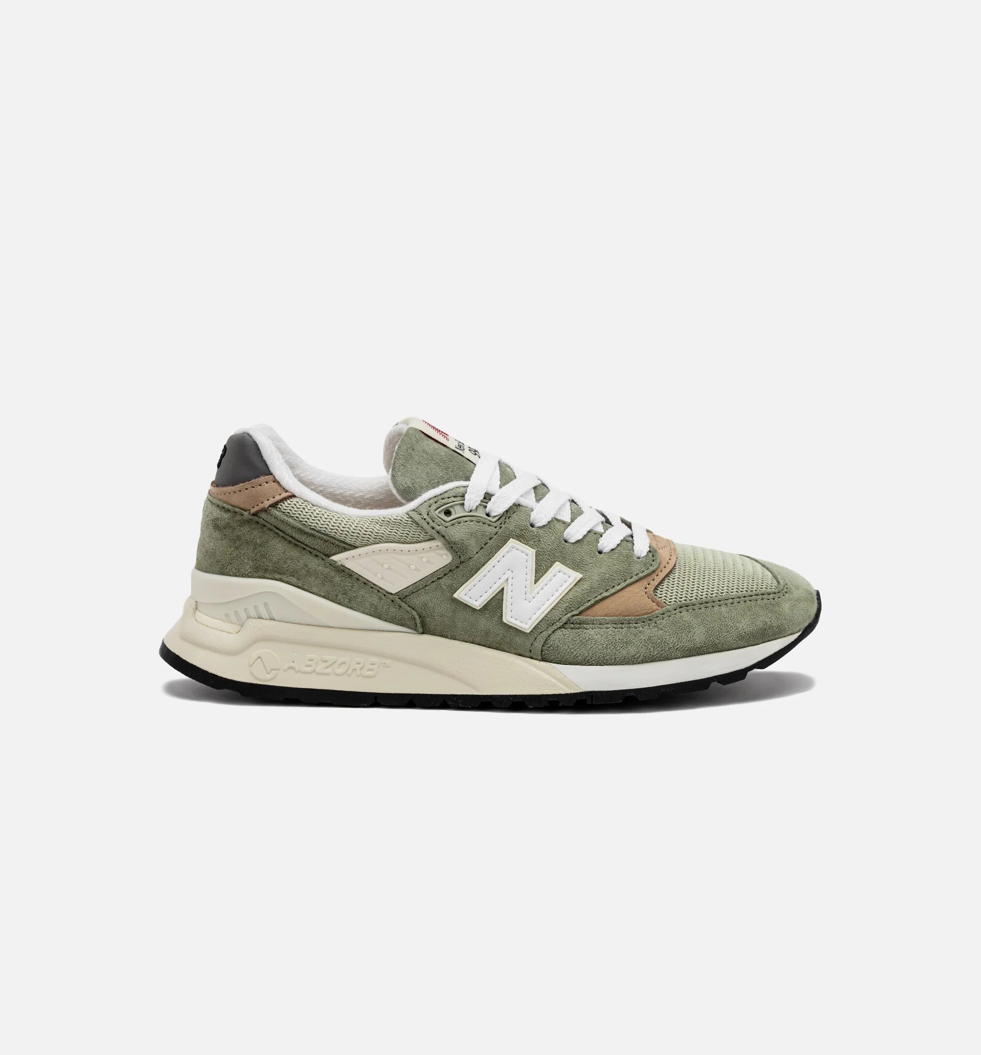 Made In USA 998 Olive Mens Lifestyle Shoe Olive