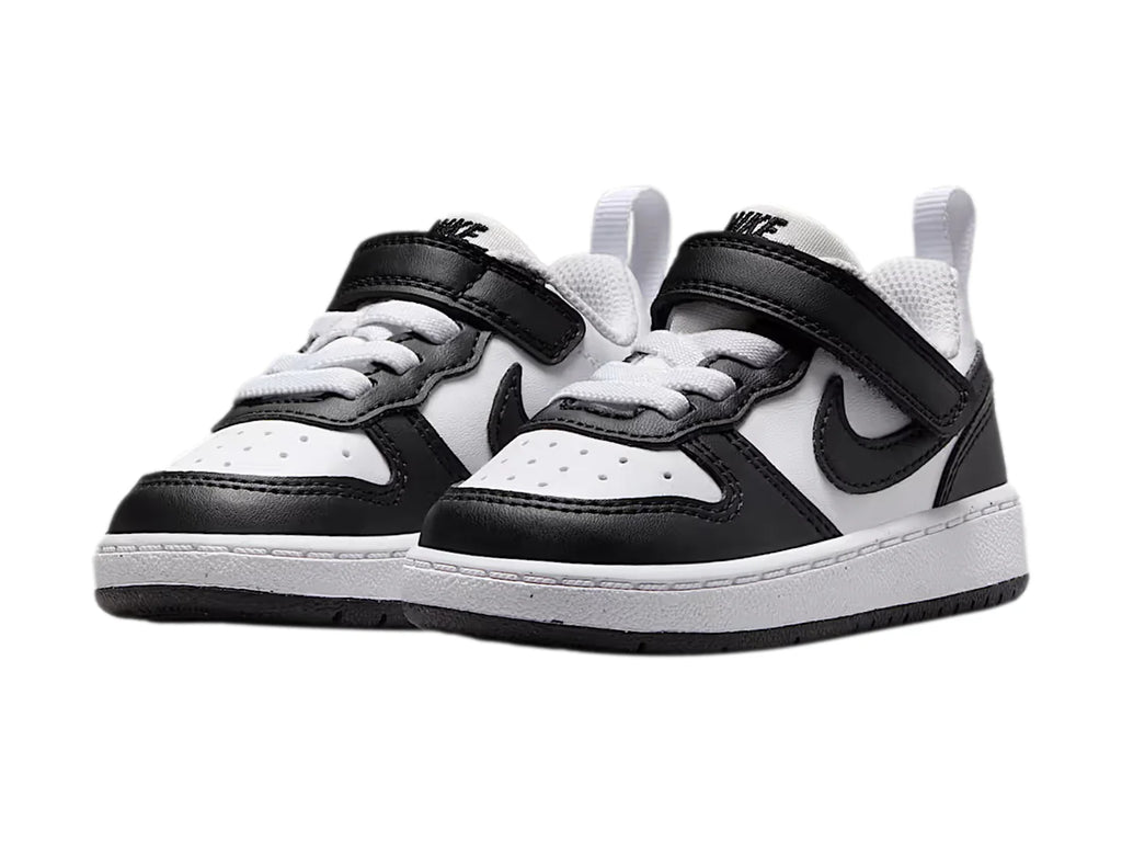 Tenis Nike Court Borough Low Recraft Blanco y Negro para Niño