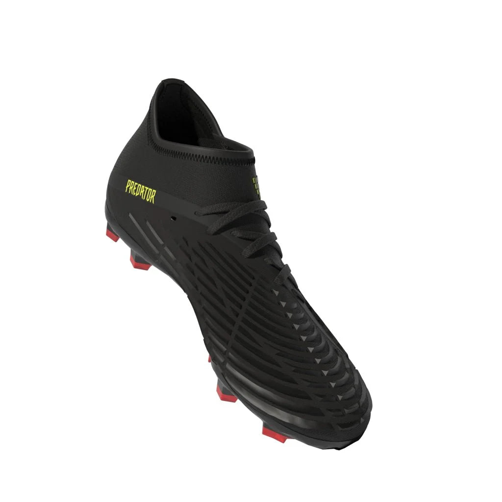 adidas Kids Predator Edge 1 FG J Soccer Cleats Black Yellow