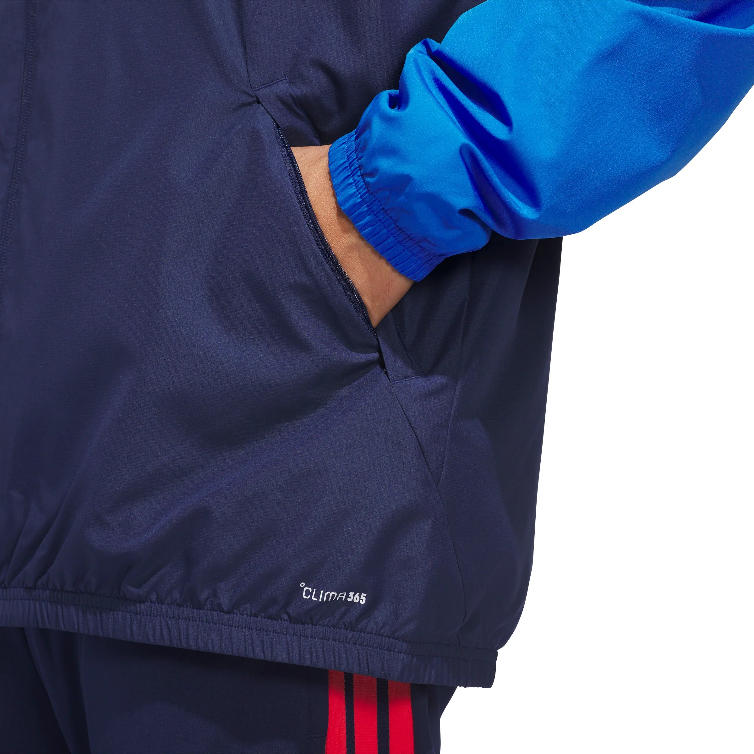 adidas Colombia 26 Tiro All Weather Mens Soccer Jacket Blue