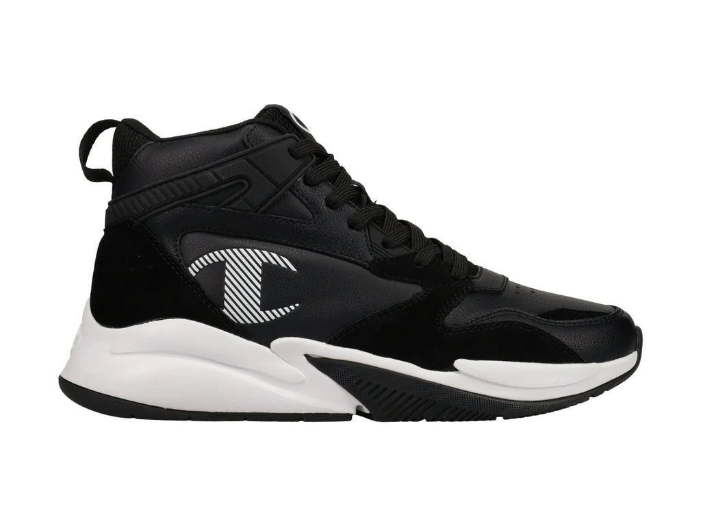 Tenis Champion Assist Hi Negro con Blanco para Hombre