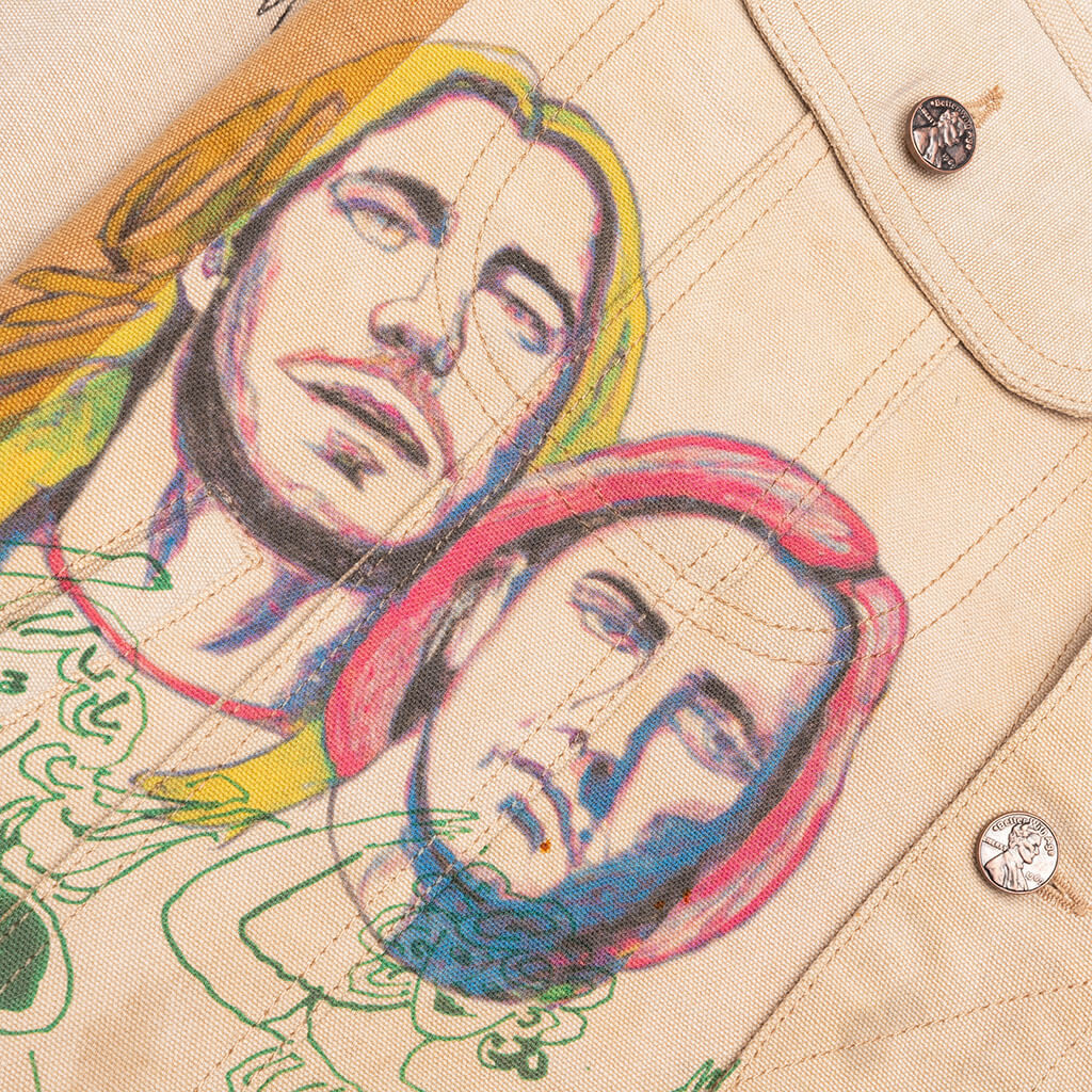 Harrison Reconstructed Trucker Jacket Multi