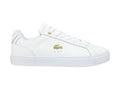Tenis Lacoste Lerond Pro Blanco y Dorado para Mujer