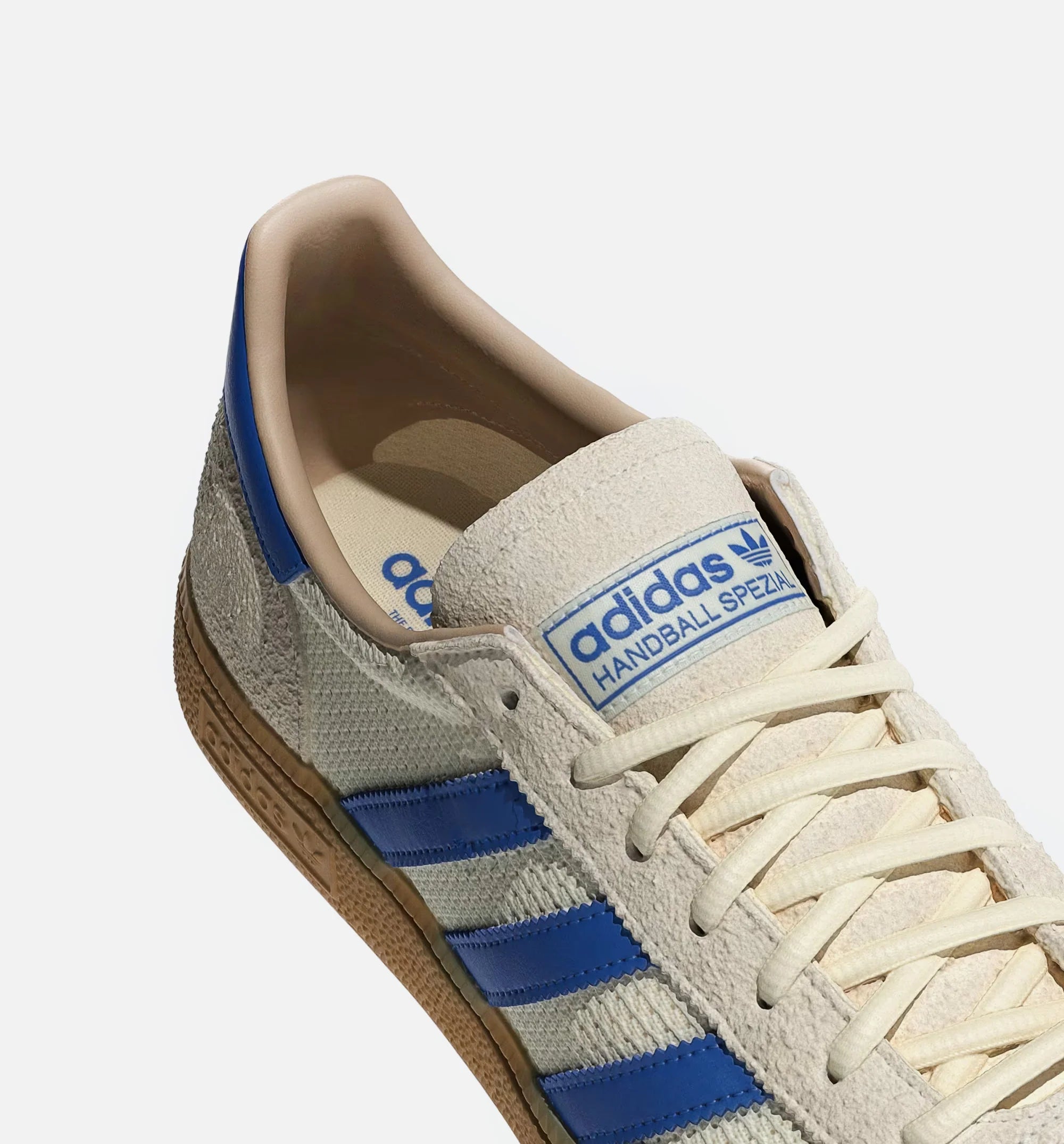 Handball Spezial Mens Lifestyle Shoe Cream White Blue Warm Sandstone