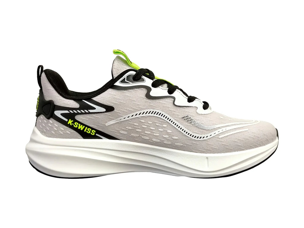 Tenis K SWISS Martinus Gris Negro y Lima para Hombre