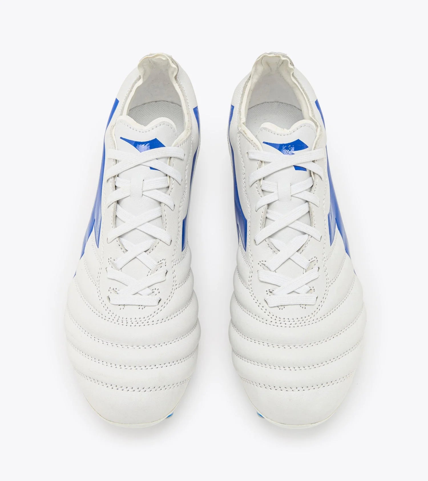 Diadora Brasil Elite 2 LT PT 12 FG Firm Ground Soccer Cleats White Blue