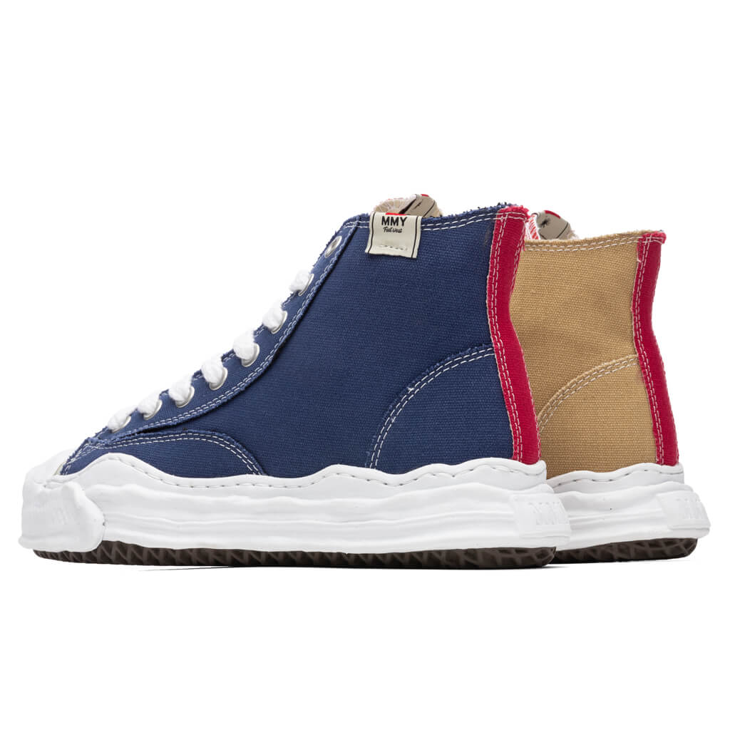 Original Sole Toe Cap Hi Sneaker Navy Beige