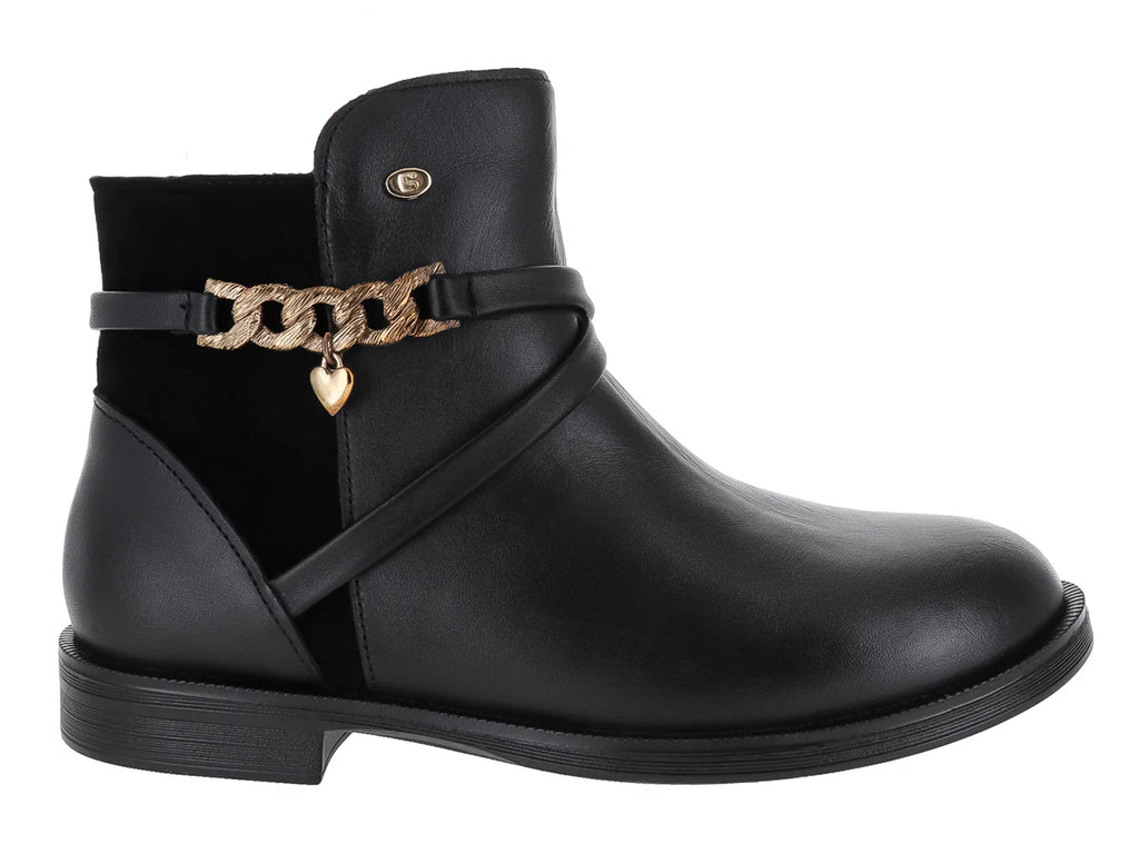 Botines Coqueta Negros para Niña