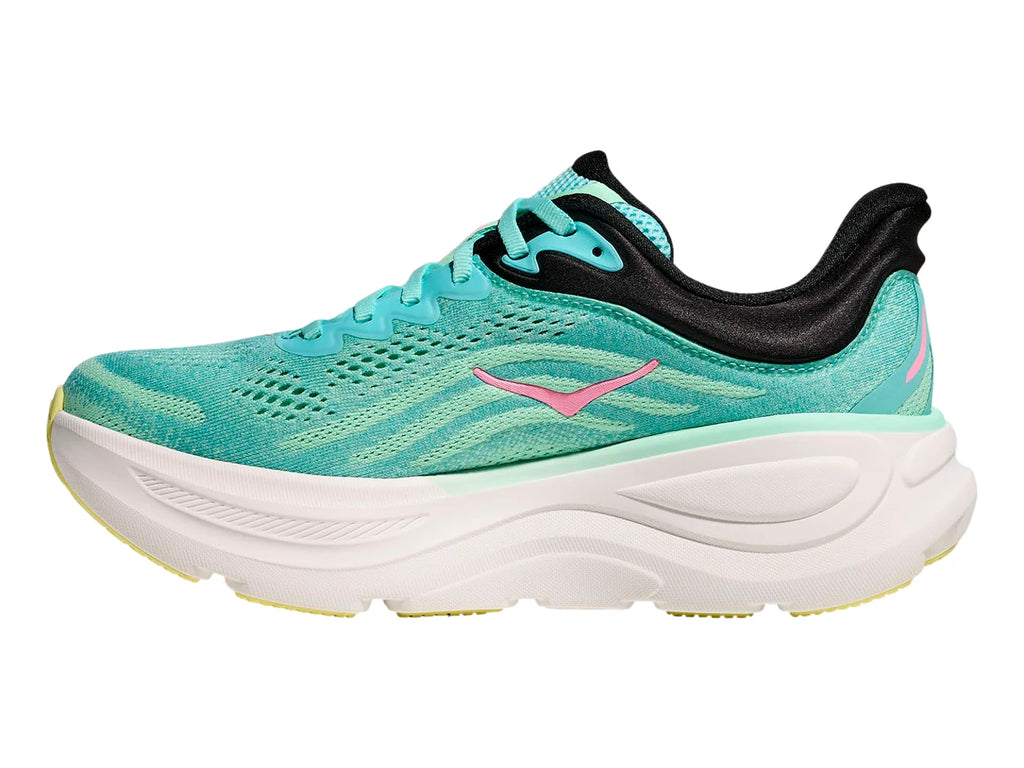 Tenis HOKA Bondi 9 Blue Spark Mint Fluorite para Mujer