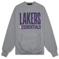 Fear of God Essentials x NBA Lakers Sport Crewneck Concrete Heather