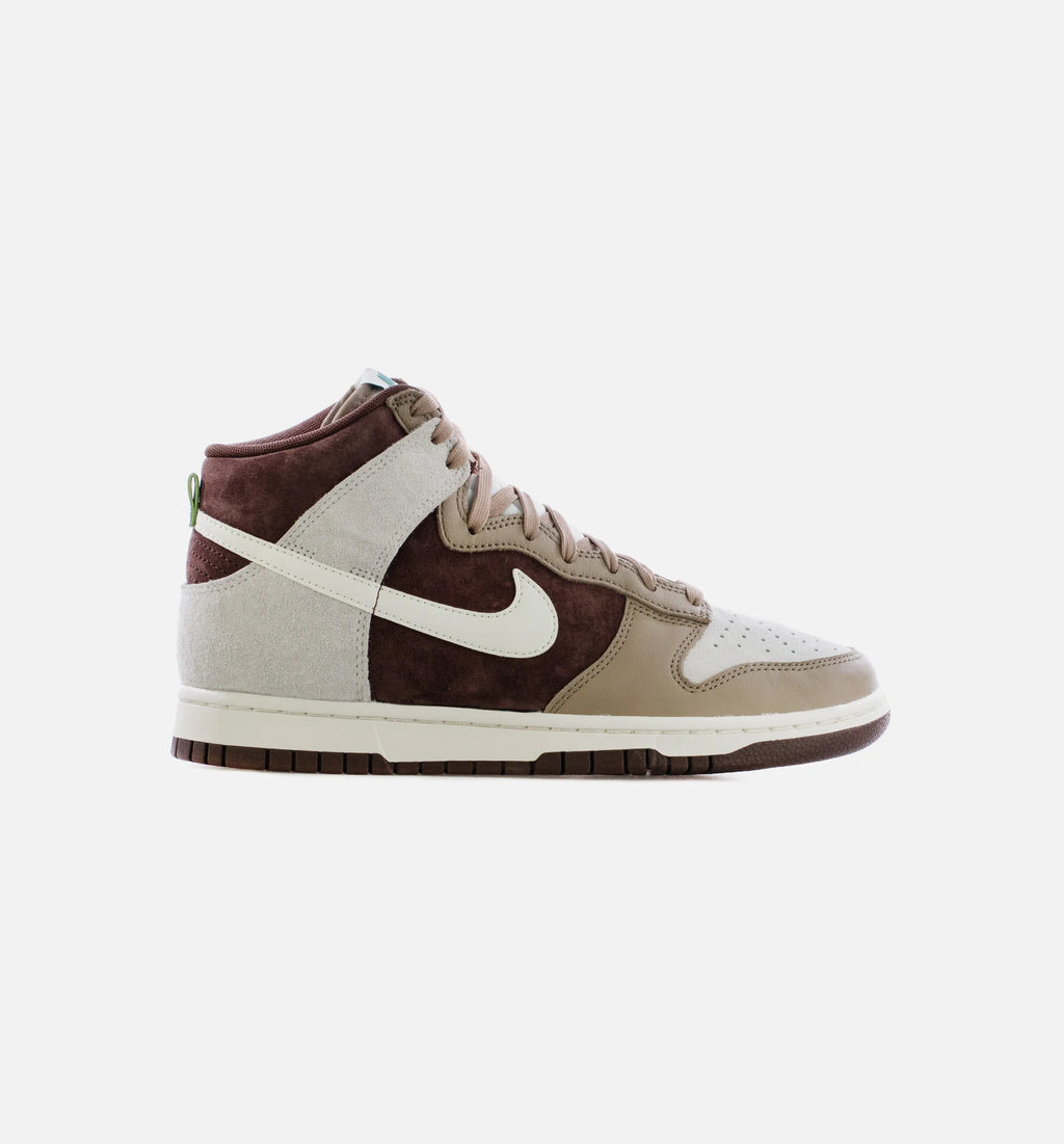 Dunk High Light Chocolate Mens Lifestyle Shoe Sail Khaki Light Chocolate Limit One Per Customer