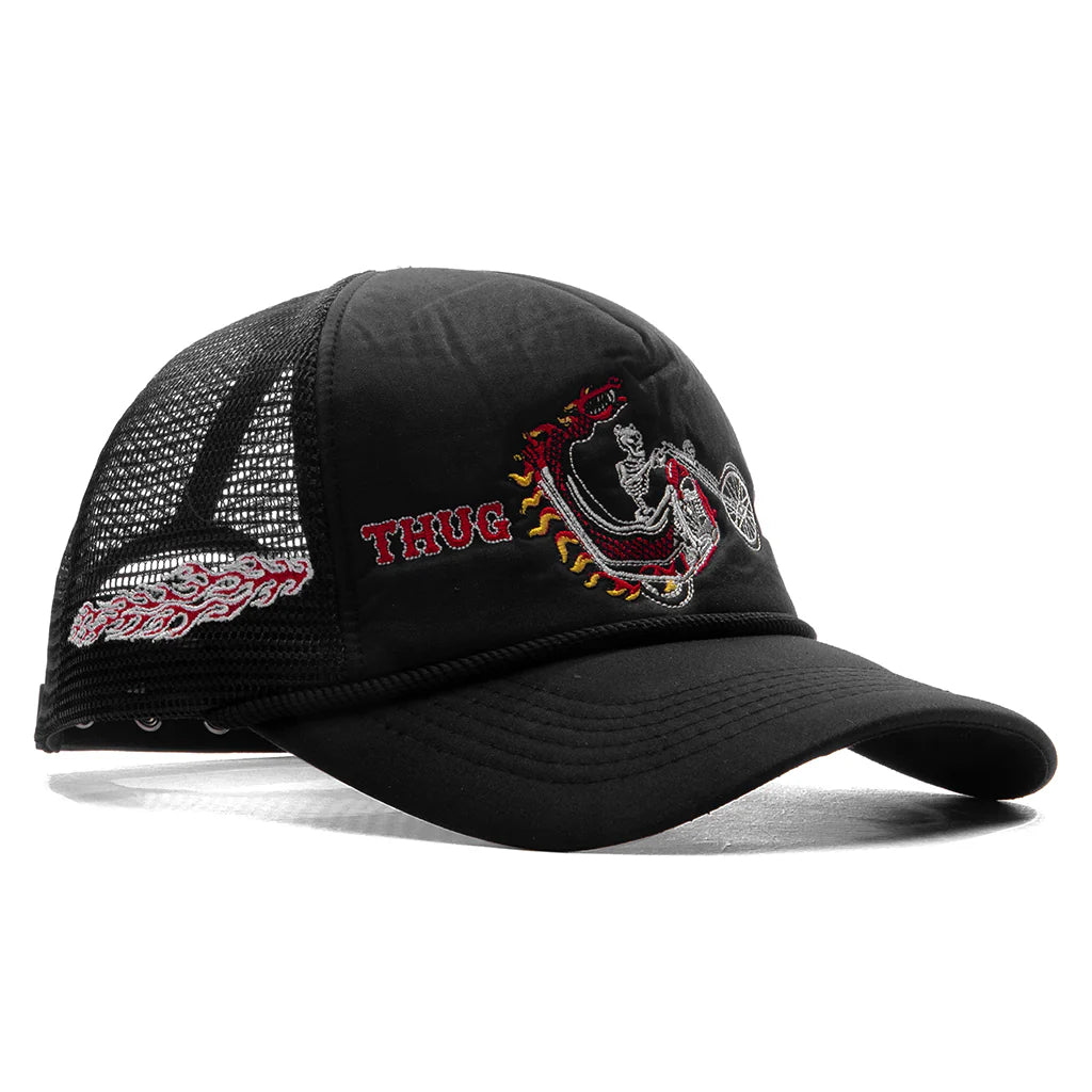 Dragon Chopper Cap Black