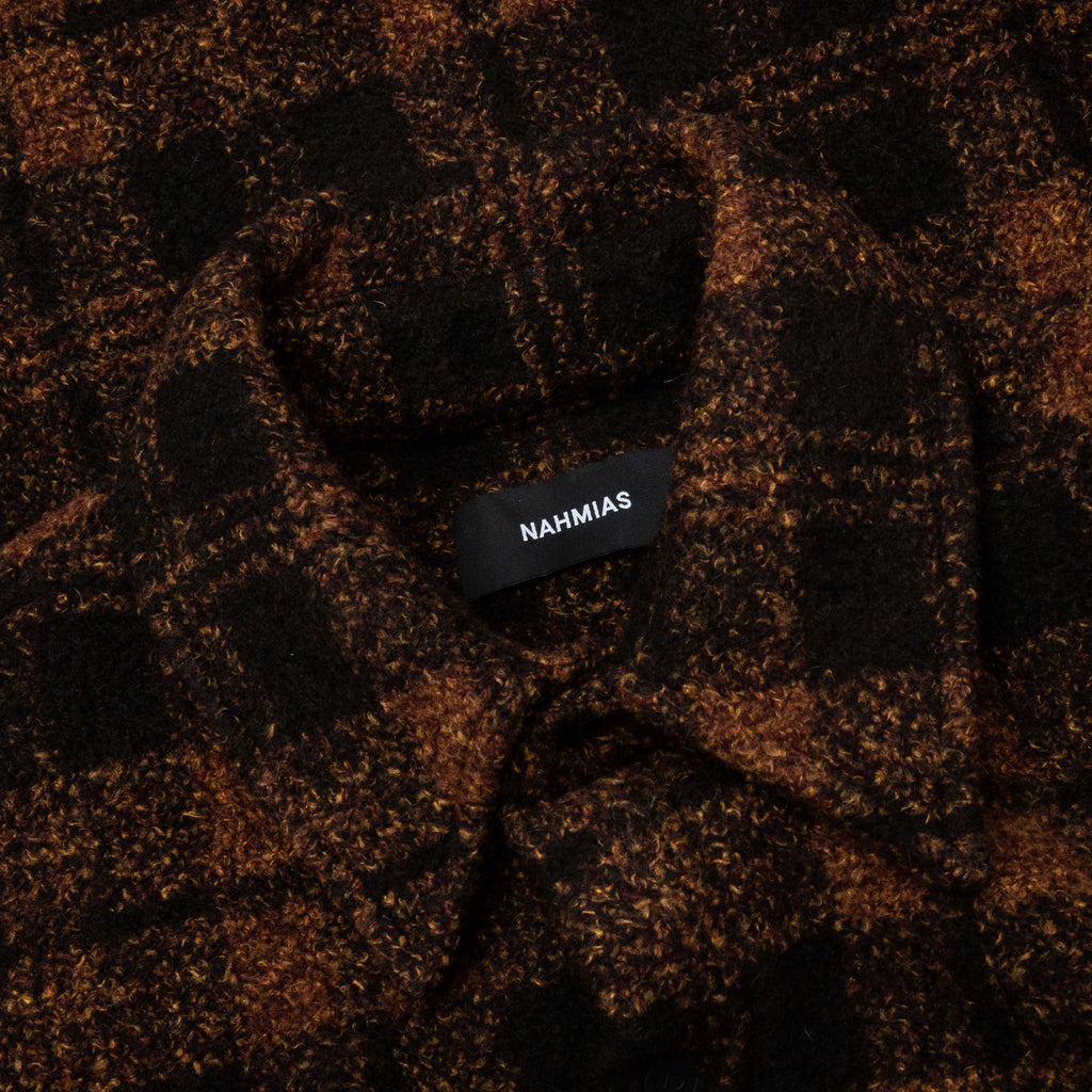 Plaid Padded Shirt Saffron
