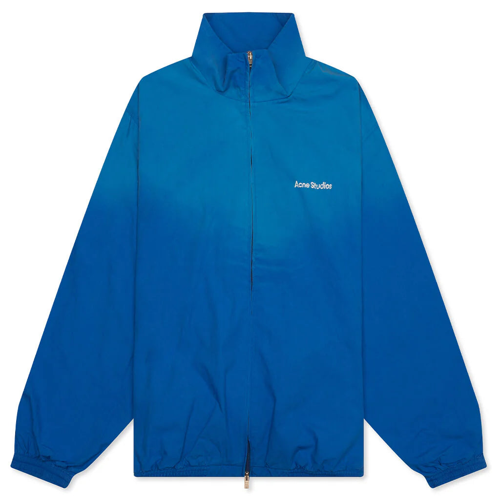 Logo Zipper Jacket Bright Blue