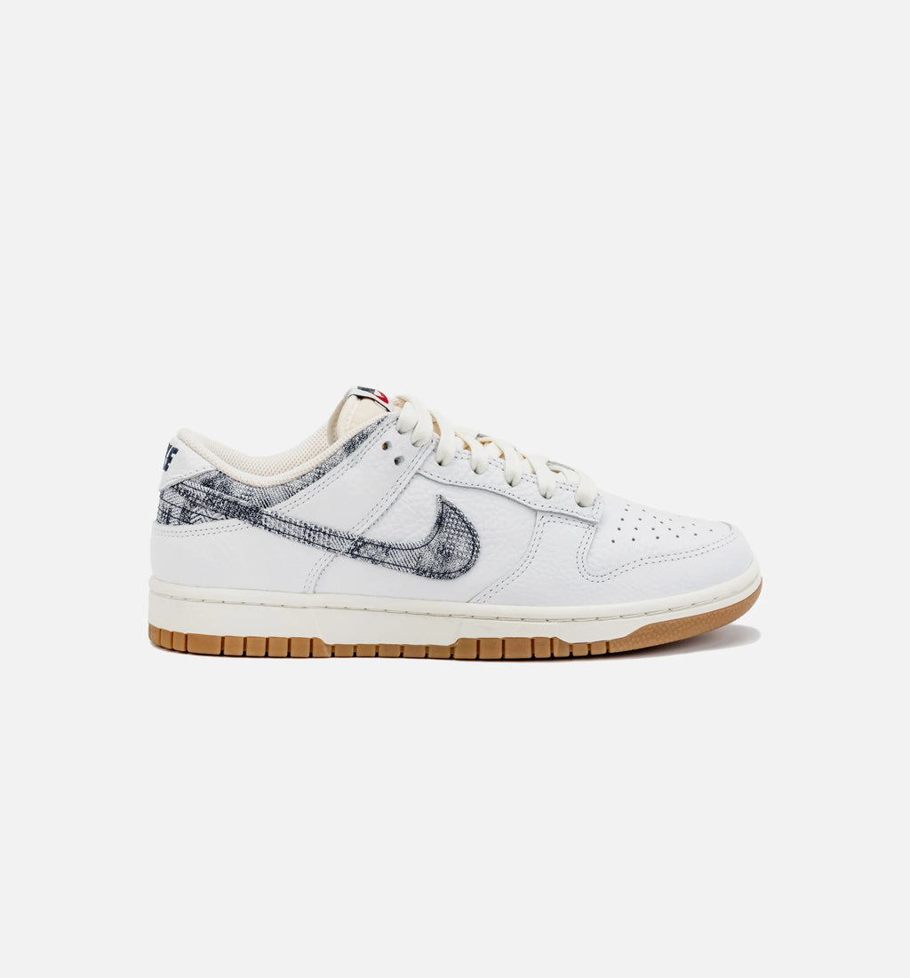 Dunk Low Washed Denim Mens Lifestyle Shoe White Denim Blue Limit One Per Customer