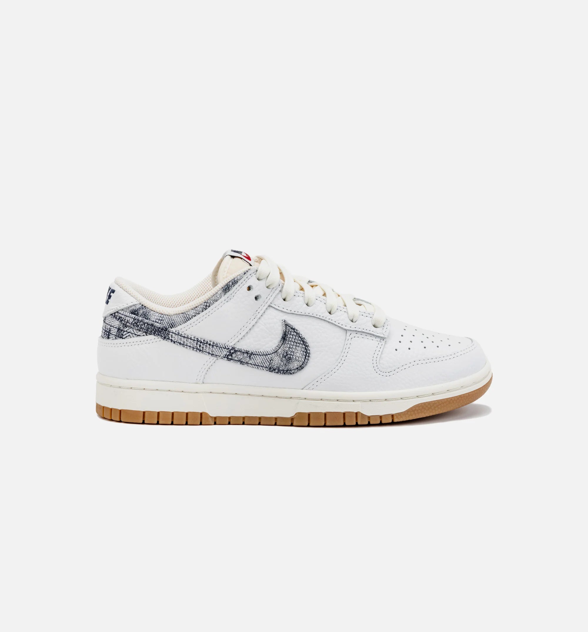 Dunk Low Washed Denim Mens Lifestyle Shoe White Denim Blue Limit One Per Customer