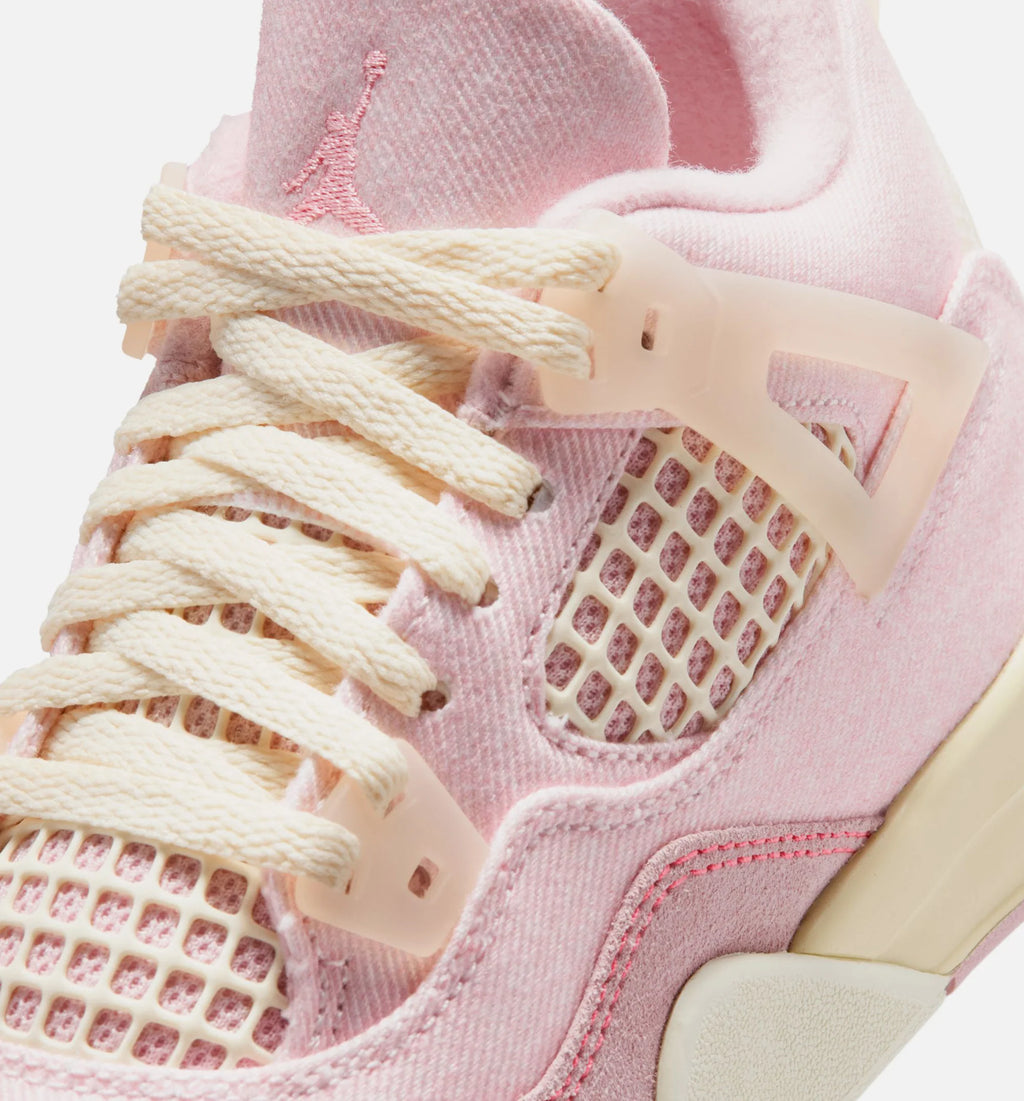 Air Jordan 4 Retro Pink Pearl And Iced Carmine Preschool Lifestyle Shoe Pearl Pink Iced Carmine Coconut Milk