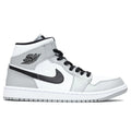 Air Jordan 1 Mid Light Smoke Grey Black White
