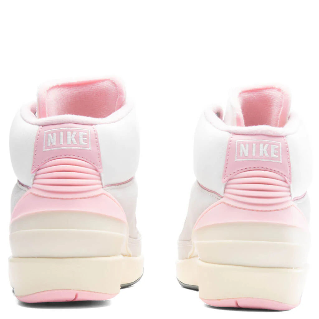 Womens Air Jordan 2 Retro Soft Pink Summit White Gym Red Medium Soft Pink