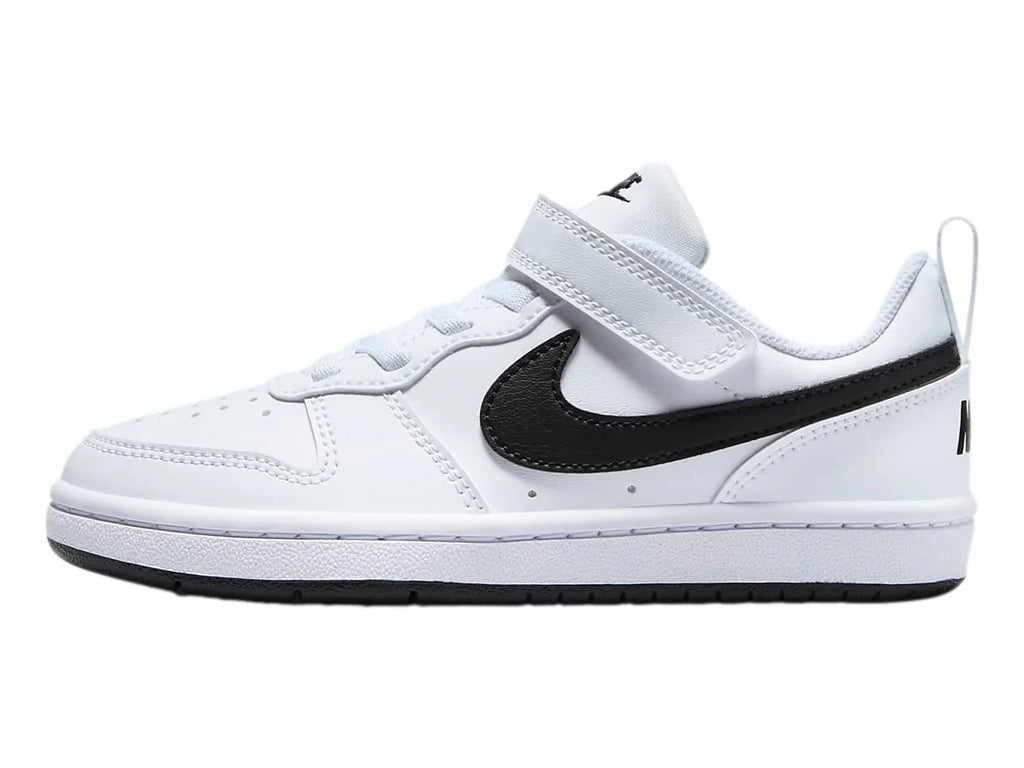 Tenis Nike Court Borough Low Recraft Blanco y Negro para Niño