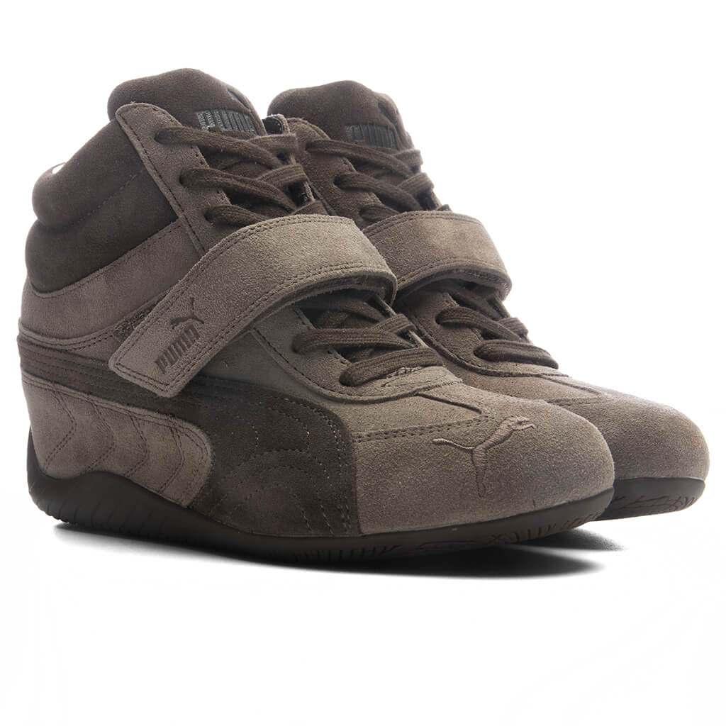 Womens Speedcat Wedge Totally Taupe Chocolate