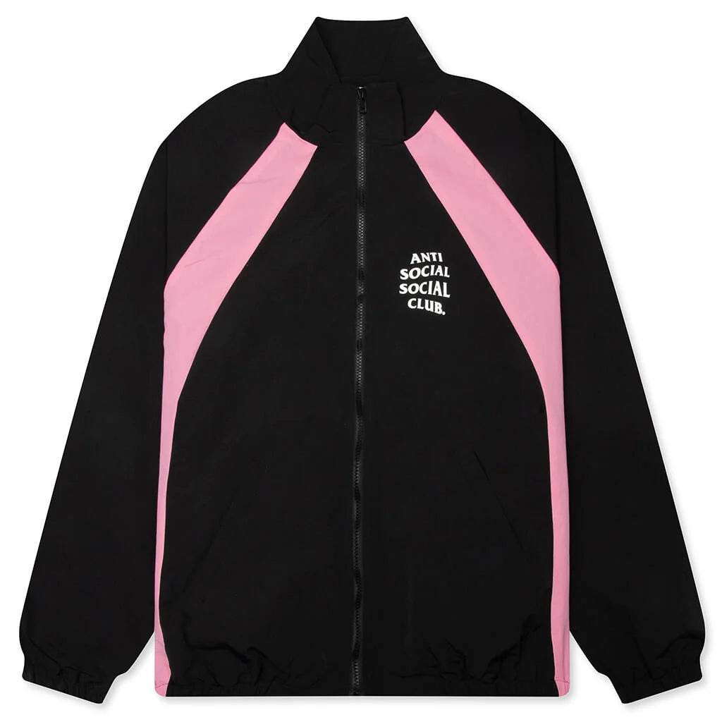 Track Jacket Black Pink