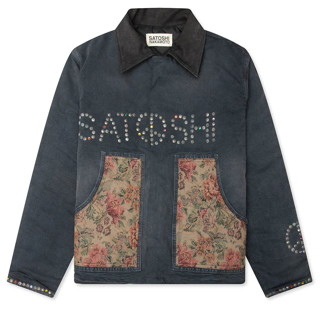 Satoshi 9 To 5 Work Jacket Washed Black