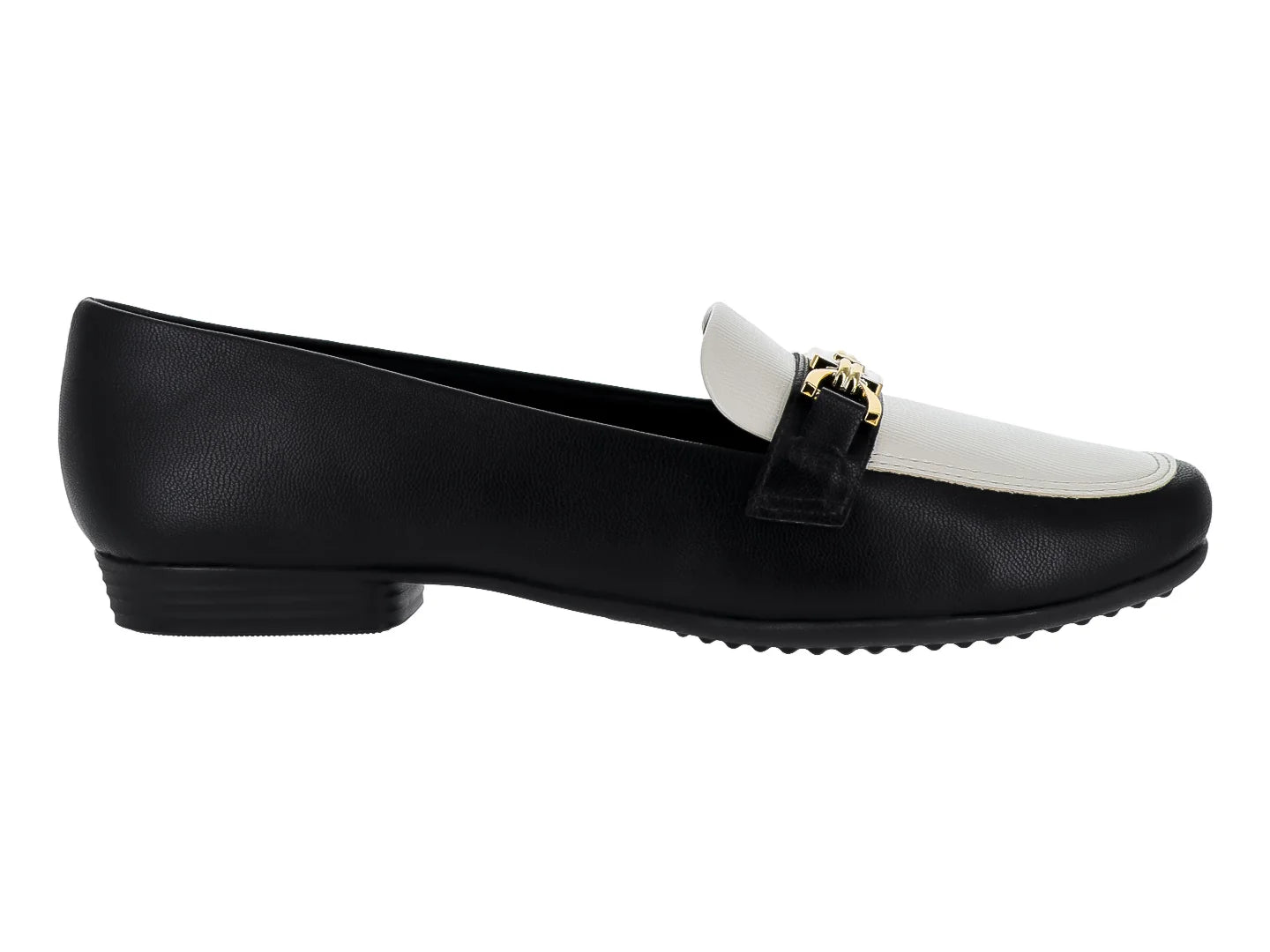 Zapatos Mocasines Piccadilly Negro y Blanco para Mujer