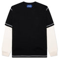 Waffle L S Shirt Black