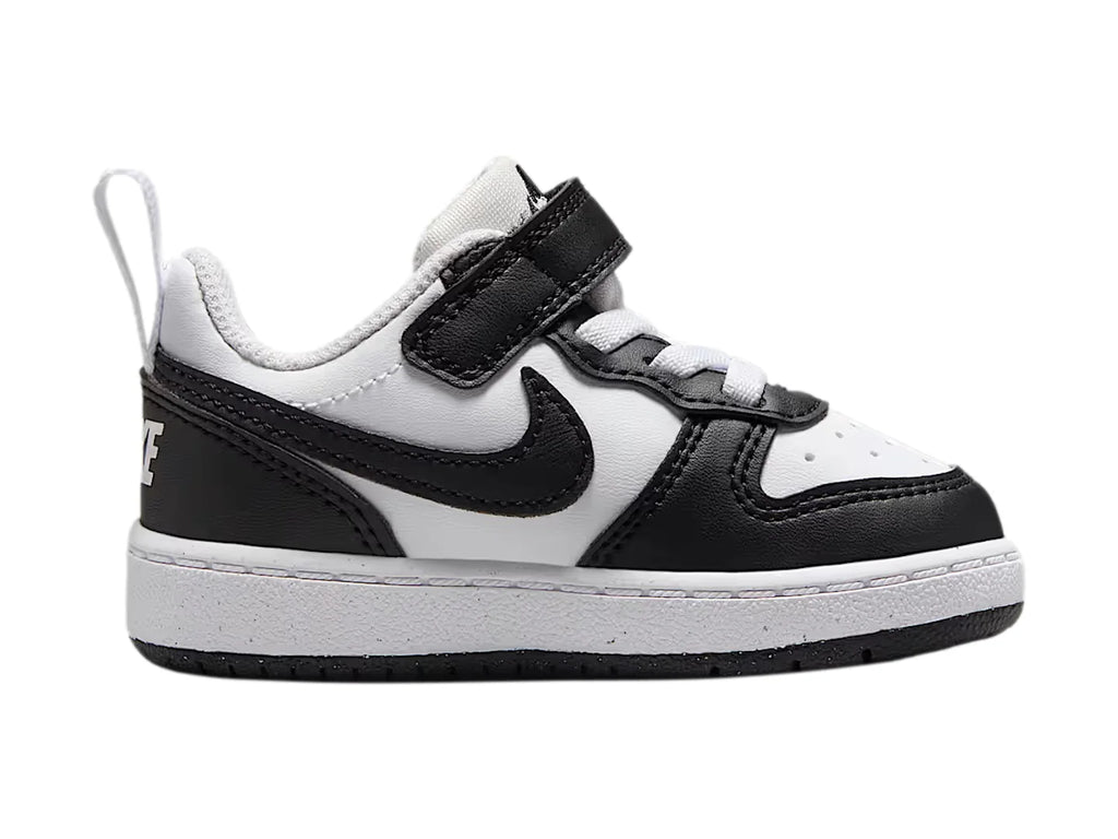 Tenis Nike Court Borough Low Recraft Blanco y Negro para Niño
