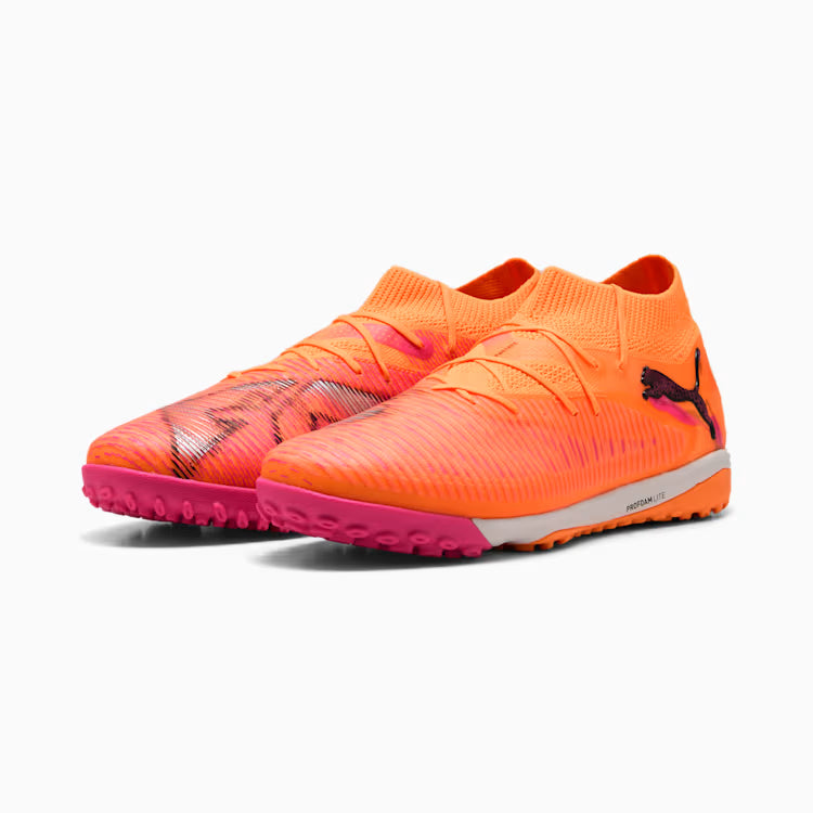 PUMA Future 8 Pro Cage Mens Soccer Shoes Orange Black